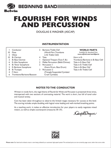 Flourish for Winds and Percussion: Score