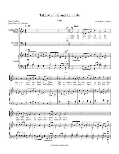 Take My Life and Let it Be