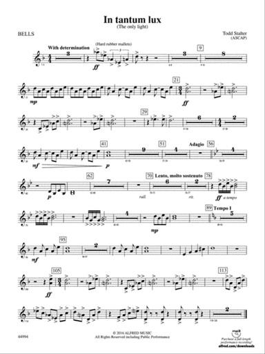 In tantum lux: Bells