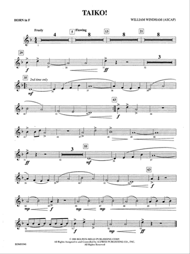 Taiko!: 1st F Horn