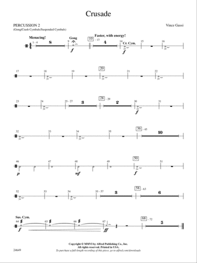 Crusade: 2nd Percussion