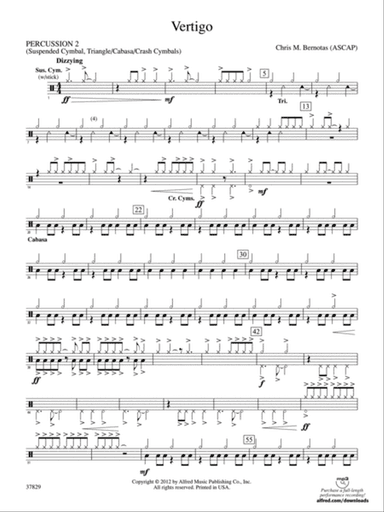 Vertigo: 2nd Percussion