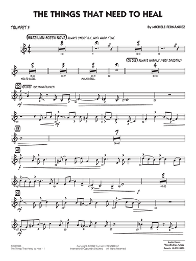 The Things That Need To Heal - Trumpet 3