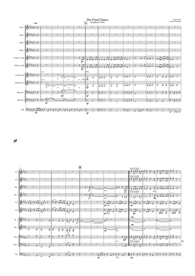 Moss: The Floral Dance - symphonic wind