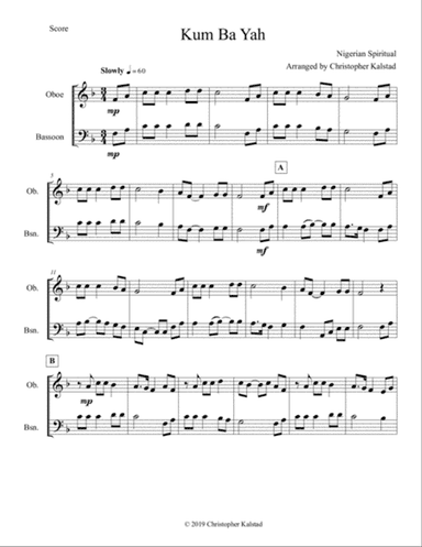 Kum Ba Yah (Oboe/Bassoon Duet)