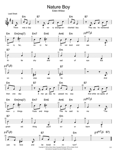 Nature Boy