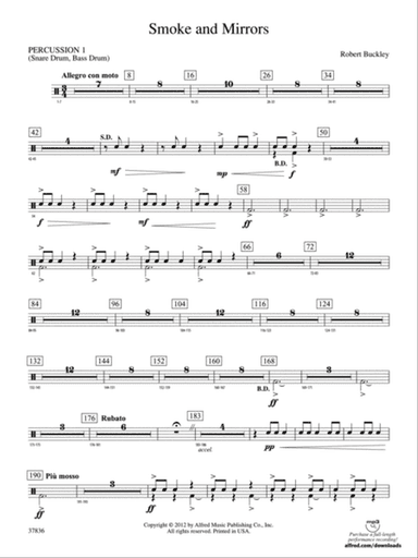 Smoke and Mirrors: 1st Percussion
