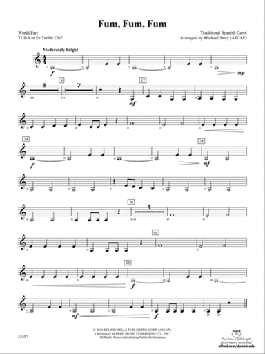 Fum, Fum, Fum: (wp) E-flat Tuba T.C.