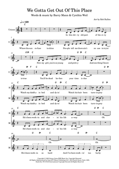 We Gotta Get Out Of This Place