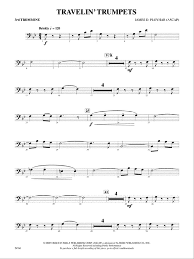 Travelin' Trumpets: 3rd Trombone