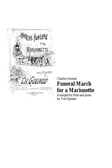 Charles Gounod Funeral March for a Marionette, for flute and piano