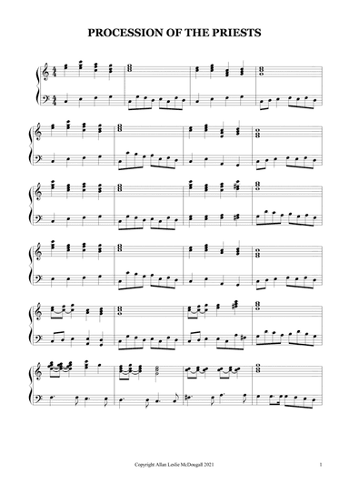 Procession of the priests