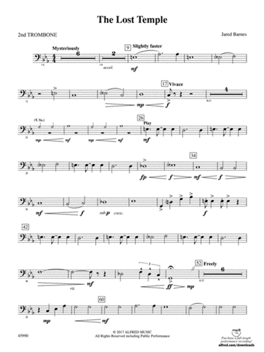The Lost Temple: 2nd Trombone