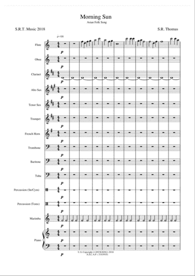 Morning Sun: Asian Folk Song