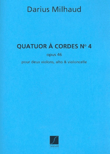 Quatuor A Cordes N 4 Op.46