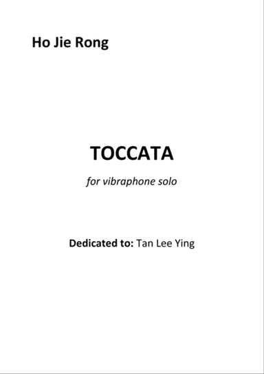 Toccata (for vibraphone solo)