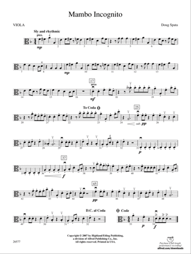 Mambo Incognito: Viola