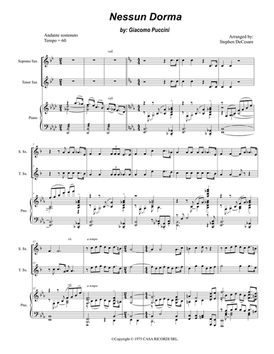 Nessun Dorma