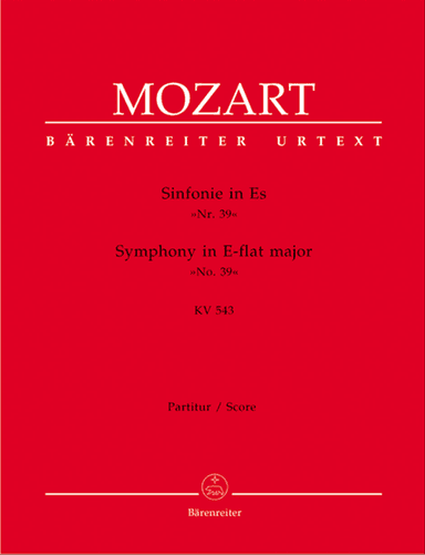 Symphony, No. 39 E flat major, KV 543