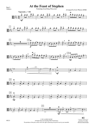At the Feast of Stephen: Part 3 - Viola