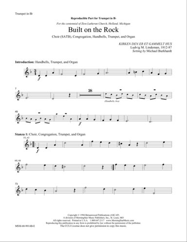 Built on the Rock (Downloadable Instrumental Parts)