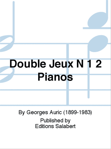 Double Jeux N 1 2 Pianos