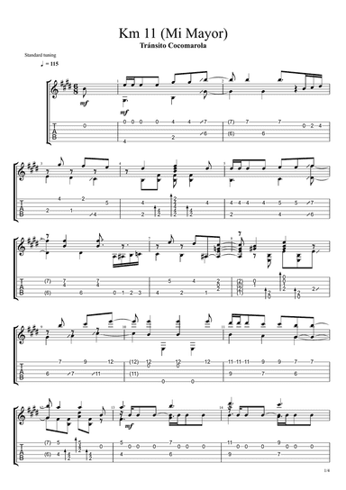 Kilómetro 11 (Chamamé - E Major)