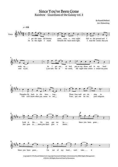 Since You've Been Gone