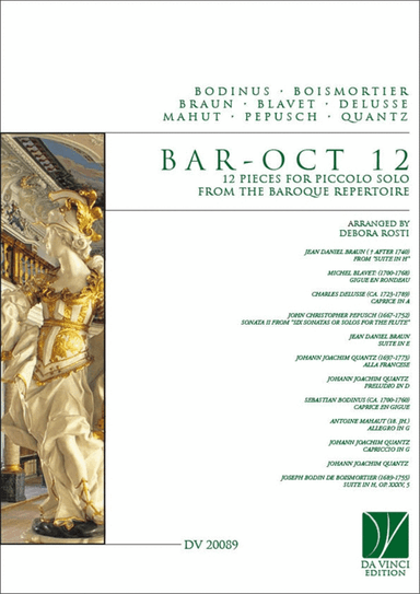 Bar-Oct, 12 Pieces for Piccolo Solo