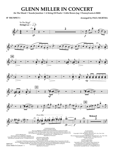 Glenn Miller In Concert (arr. Paul Murtha) - Bb Trumpet 1