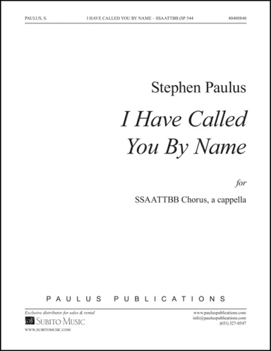 I Have Called You By Name