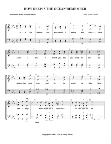 How Deep Is The Ocean (how High Is The Sky)