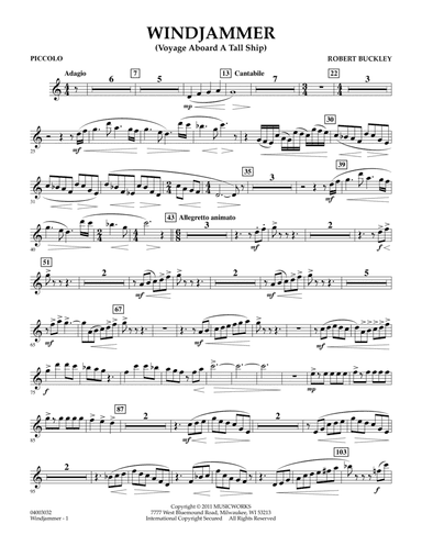 Windjammer (Voyage Aboard A Tall Ship) - Piccolo