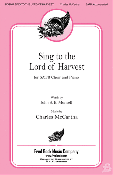 Sing to the Lord of Harvest