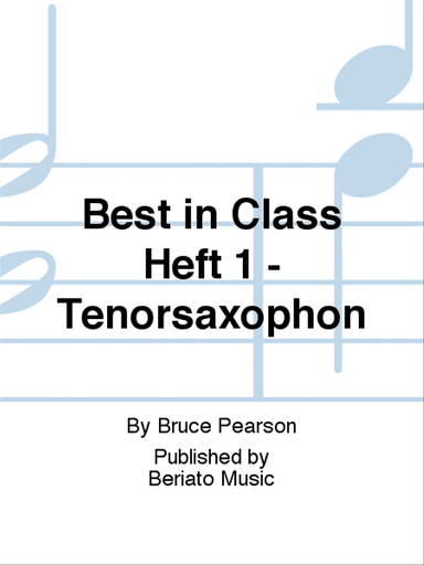 Best in Class Heft 1 - Tenorsaxophon