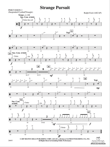 Strange Pursuit: 2nd Percussion