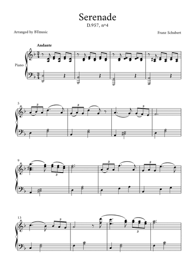 Serenade (D.957, n.4) - Schubert