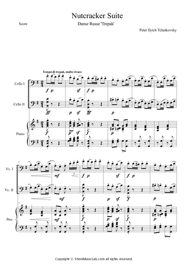 Nutcracker Op.71a - Danse Russe - Trepak