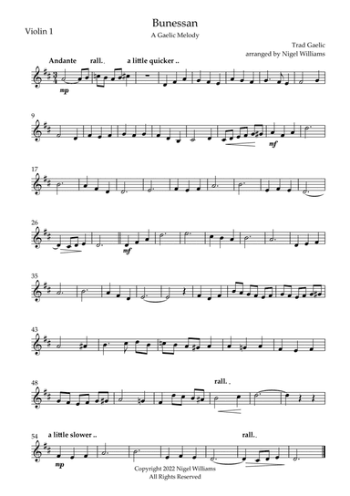 Bunessan, a Gaelic Melody