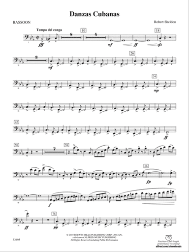 Danzas Cubanas: Bassoon