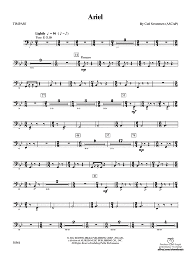Ariel: Timpani