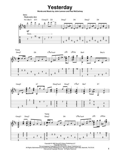 Yesterday (arr. Bill LaFleur)