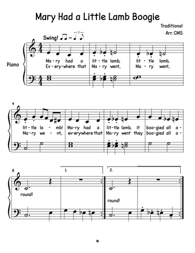 Mary Had a Little Lamb Boogie