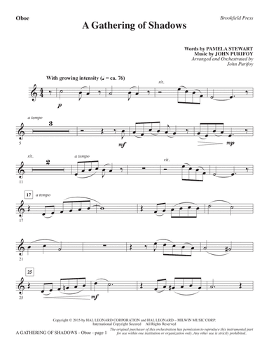 A Gathering of Shadows - Oboe