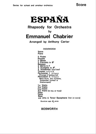 Chabrier, E Espana Carter