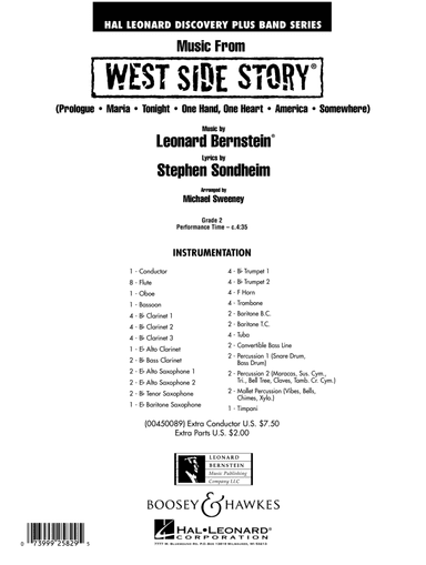 Music from West Side Story (arr. Michael Sweeney) - Full Score