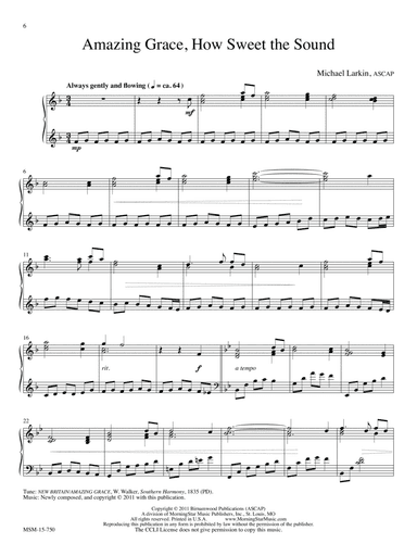 Amazing Grace, How Sweet the Sound