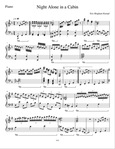 Night Alone in a Cabin