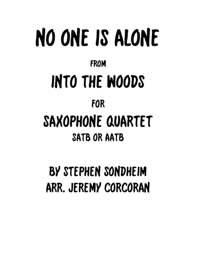 No One Is Alone