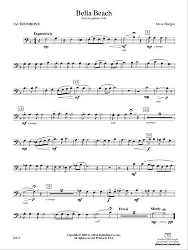 Bella Beach: 2nd Trombone